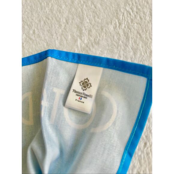 Tissus Toselli France Cotton Printed Kitchen Tea Towel Cote D'Azur Swimsuit Girl - Picture 4 of 9